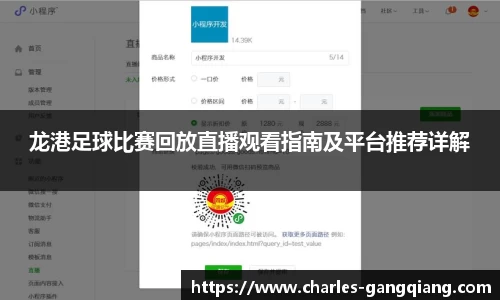 龙港足球比赛回放直播观看指南及平台推荐详解